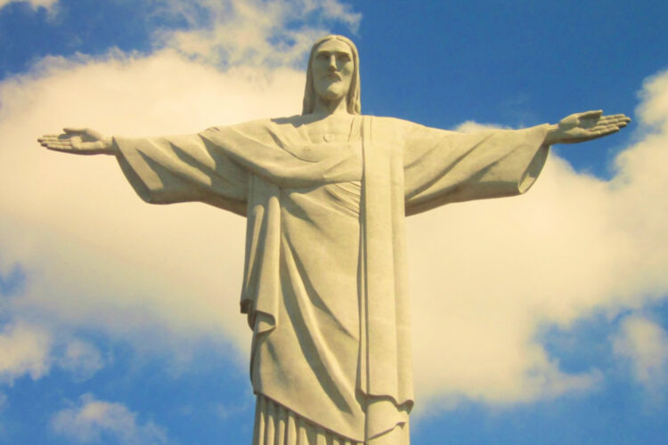 Christ the Redeemer Statue with sky in background