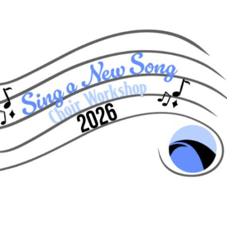 curved music staff with Sing a New Song Choir Workshop 2026