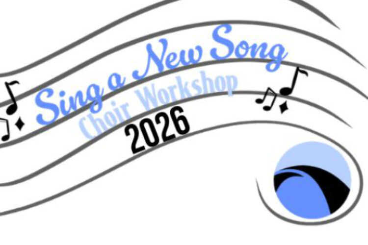 curved music staff with Sing a New Song Choir Workshop 2026